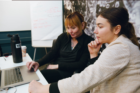 Foxtrot colleagues collaborating on technical delivery